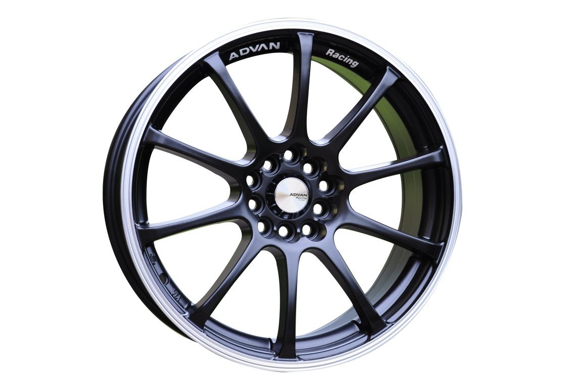 RA182 16X7 10X112/114.3 ET40 73.1 A182 Black Half m Extreme Vision 