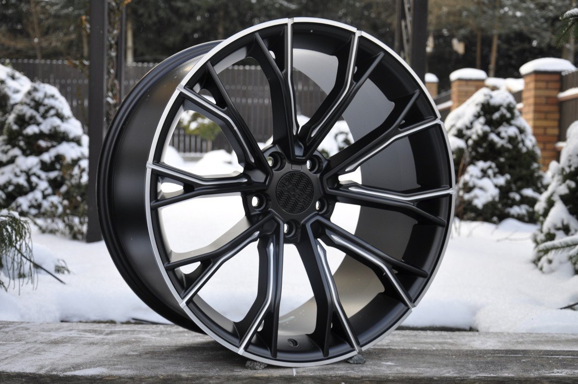 RA5385 20X10 5x112 ET38 66.5 A5385 Black Half Matt+M Extreme Vision 